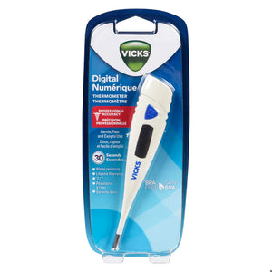 Vicks Digital Thermometer; Gentle, Fast and Easy to use - BPA Free with Professional Accuracy