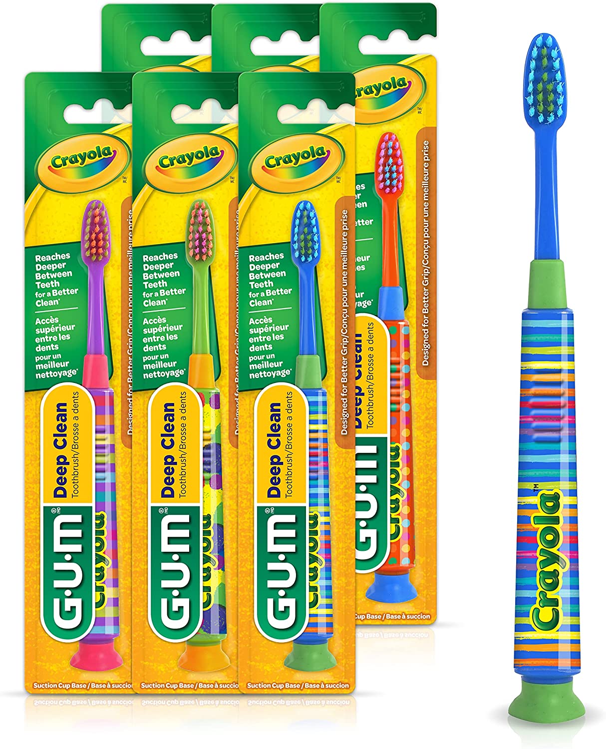 GUM Crayola Kid's Deep Clean Toothbrush