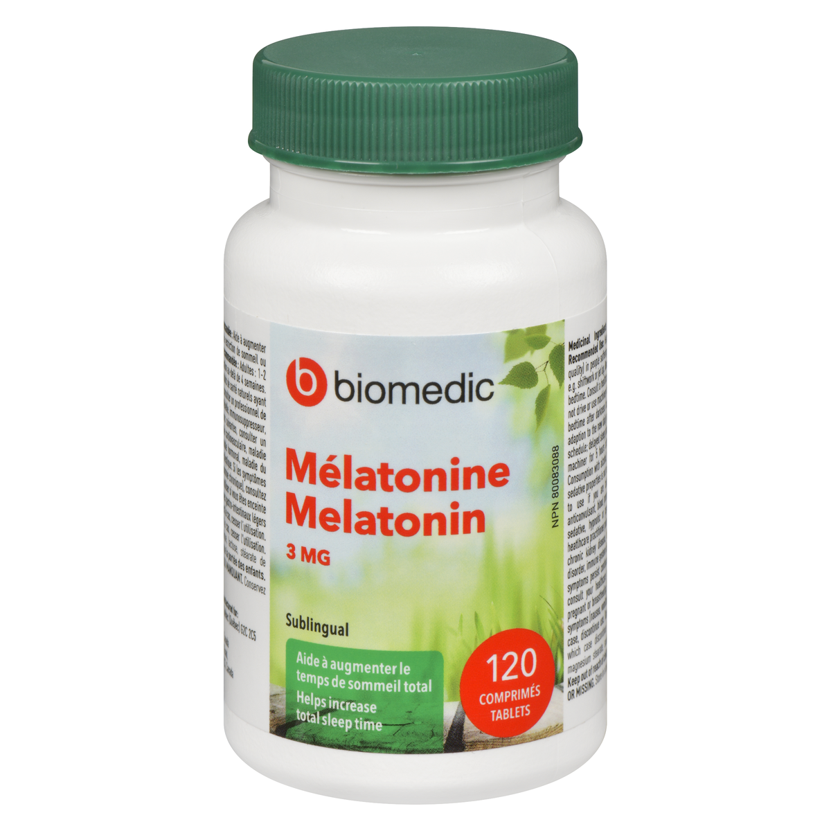 Biomedic melatonin 3mg tablets 120 tablets