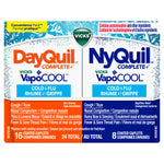 Load image into Gallery viewer, DAYQUIL COMPLETE + VICKS VAPOCOOL COLD &amp; FLU RELIEF CAPLETS
