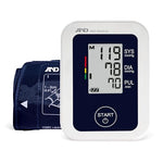 Load image into Gallery viewer, A&amp;D Medical LifeSource Blood Pressure Machine with Wide Range Upper Arm Cuff (22-42 cm / 8.6-16.5 in) Home BP Monitor, One Click Operation
