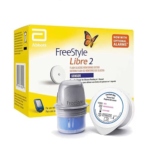 Abbott Freestyle Libre2 Sensor 14 Day Kit Glucose Alarm Mobile App Compatible