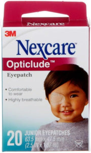 Nexcare™ Opticlude™ Eye Patch, Junior, 20/Pack