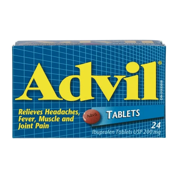Advil Tablets, 24 x 200mg Ibuprofen