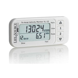 A&D LifeSource Tri-Axial Activity Monitor - Simple Walking Pedometer