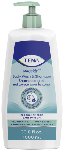 TENA ProSkin Body Wash & Shampoo Fragrance Free