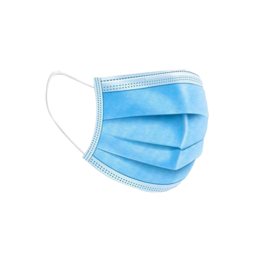 3-Ply Blue Disposable Face Masks (50 count) |  Box