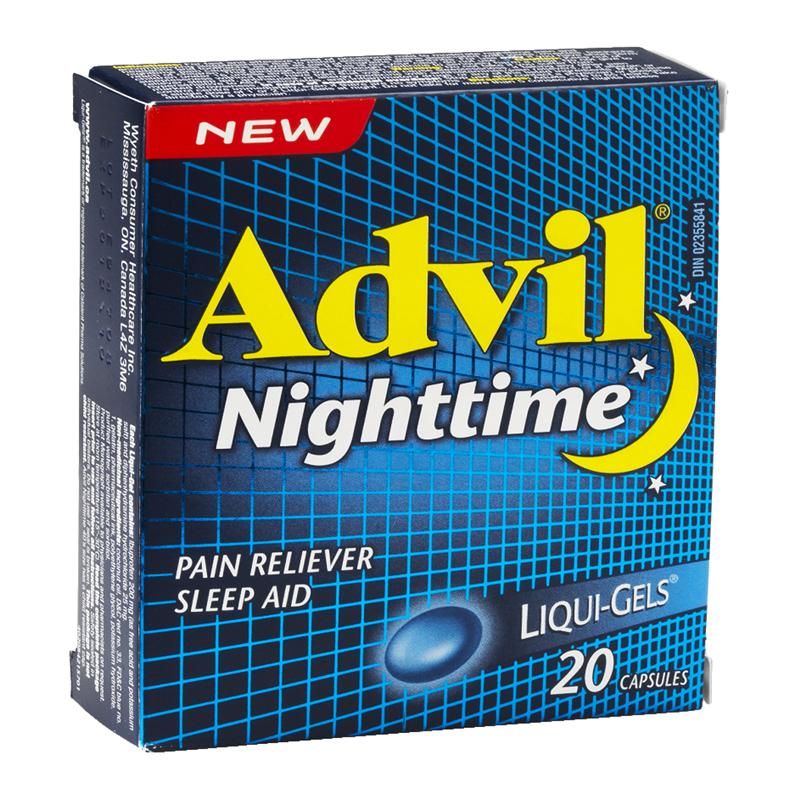 Advil Nighttime Liqui-Gels (20 cap)