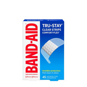 BAND-AID Tru-Stay Clear Strips (45)
