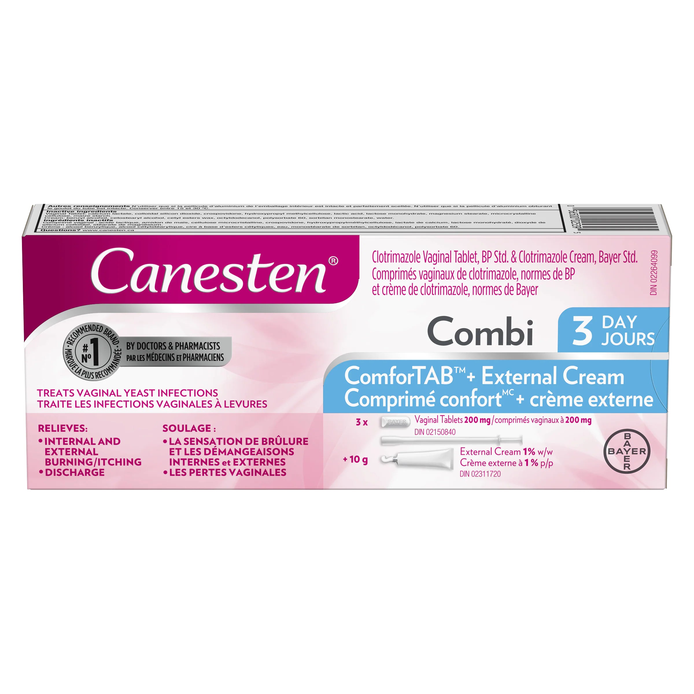 Canesten Combi 3 Day ComforTAB Yeast Infection treatment