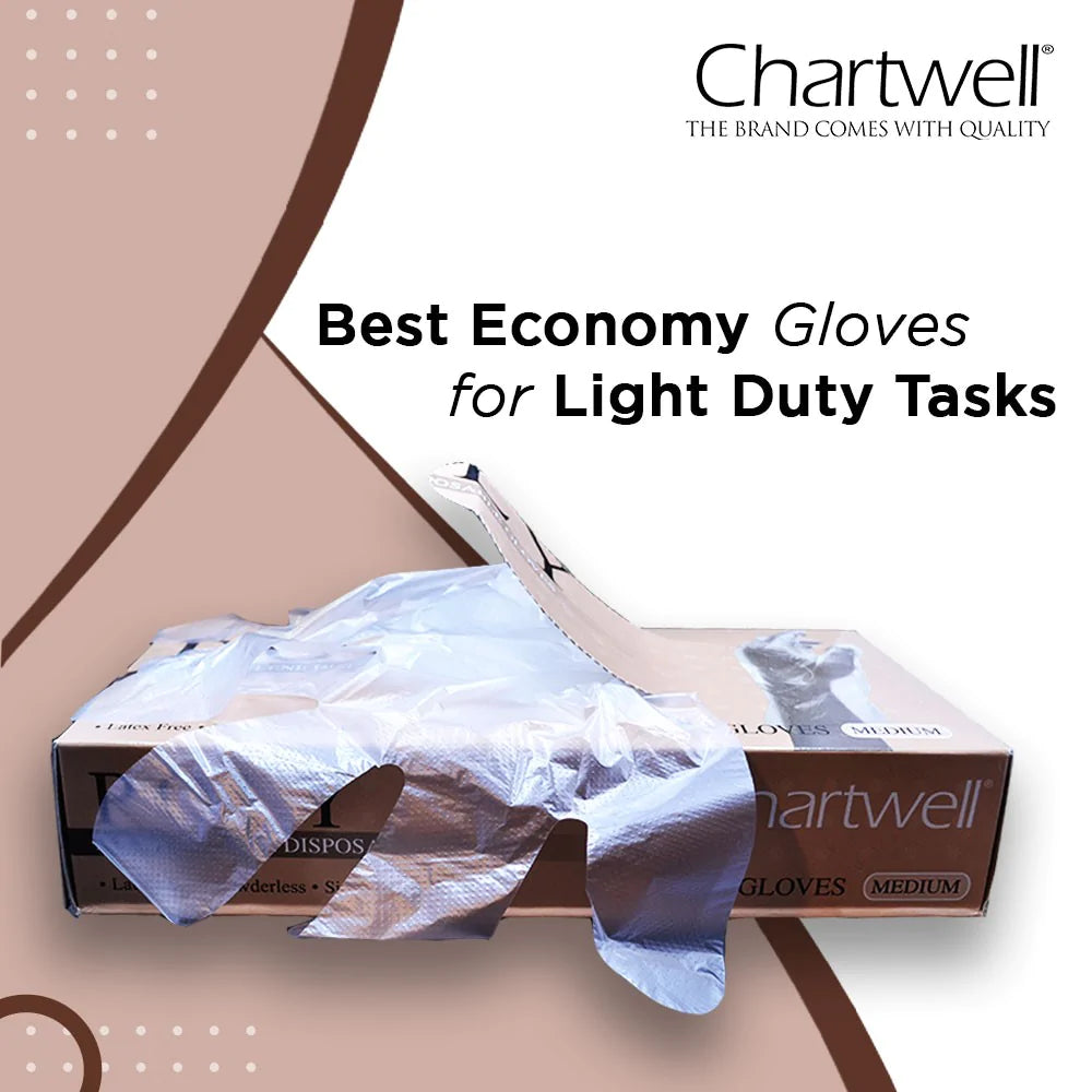 Chartwell Polyethylene Disposable Gloves (500)