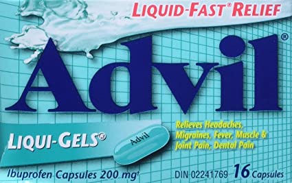 Advil Regular Strength Ibuprofen Pain Relief Liquid-Gels (16 cap)