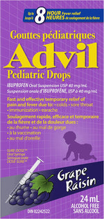 Load image into Gallery viewer, Advil Pediatric Drops 40mg Ibuprofen (24 mL)
