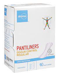 Atoma Pantiliners Regular Size, with Odour Control (40 count)