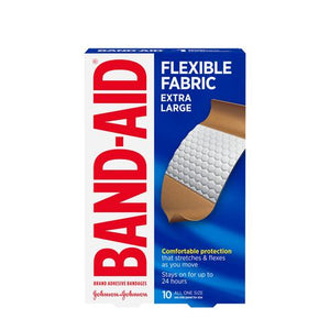 Band-Aid Flexible Fabric Adhesive Bandages XL (10)