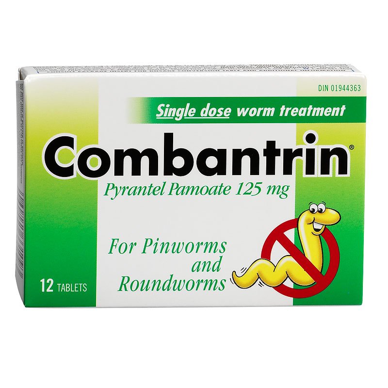 Combantrin Single Dose Worm Treatment (12 tab)