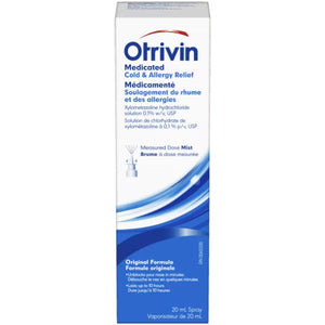 Otrivin Medicated Cold & Allergy Relief Nasal Spray mop