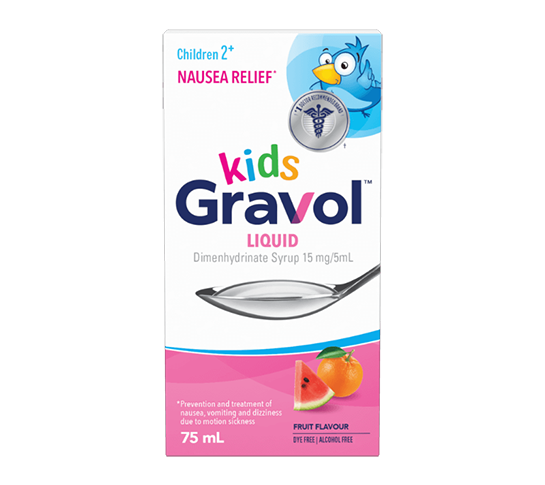 Gravol Kids liquid Nausea Relief (75mL)