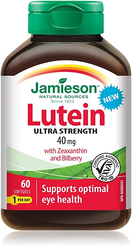 Jamieson Lutein Ultra Strength 40mg (60 cap)
