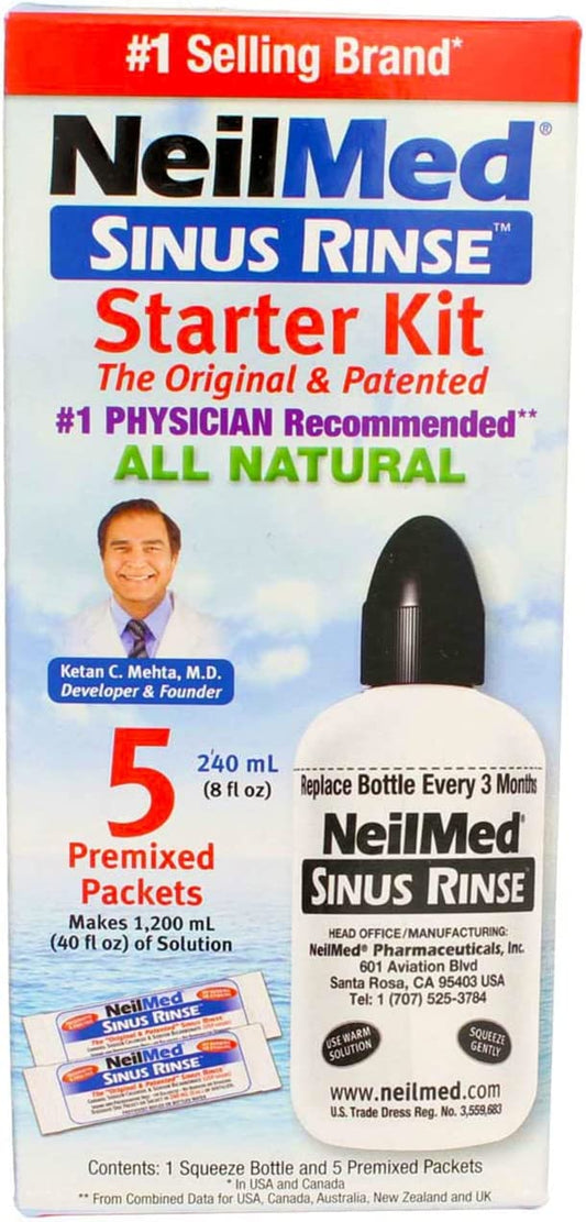 NeilMed Sinus Rinse Kit - 1 Bottle (5 sachets)