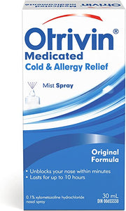 Otrivin Nasal Spray Cold & Allergy Relief 30 mL