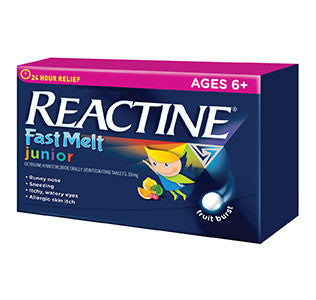 Reactine Fast Melt Junior for Allergies (12 tab)