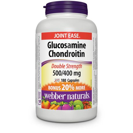 Webber Naturals Glucosamine Chondroitin Double Strength (180 cap)